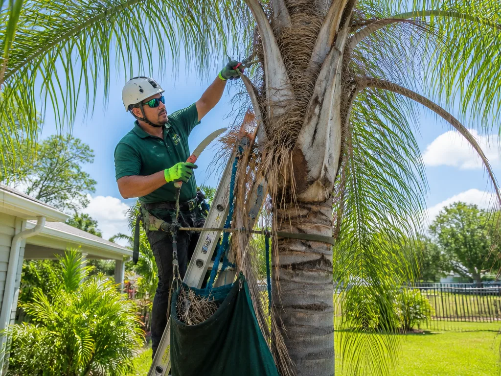 Palm Tree Trimming